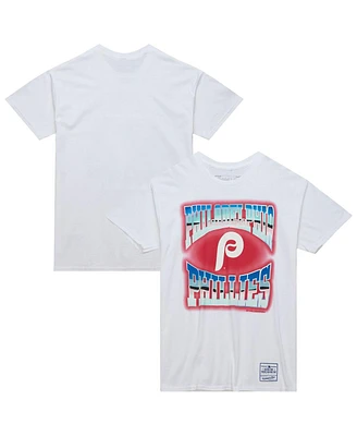 Mitchell & Ness Men's White Philadelphia Phillies Stateside Pastel T-Shirt
