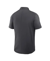 Jordan Men's Anthracite Oklahoma Sooners Primetime Victory Primary Logo Performance Polo Shirt