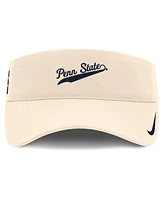 Nike Men's Natural Penn State Nittany Lions Primetime Ace Adjustable Visor Hat