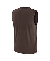 Nike Men's Brown San Diego Padres Knockout Performance Muscle Tank Top