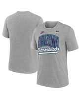 Nike Men's Heather Gray Arizona Diamondbacks Cooperstown Collection Retro Tri-Blend T-Shirt