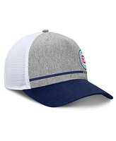 Fanatics Men's Heather Gray Chicago Fire Low Block Trucker Adjustable Hat