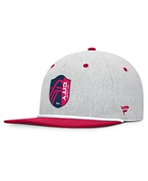 Fanatics Men's Heather Gray St. Louis City Sc Chip Golfer Snapback Hat