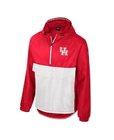 Colosseum Men's Red Houston Cougars Reloaded Anorak Half-Zip Jacket