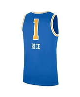 Jordan Men's Kiki Rice Blue Ucla Bruins Replica Basketball Jersey