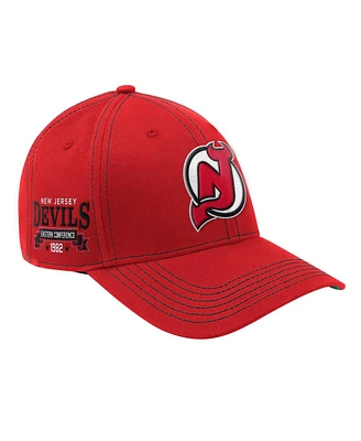 Starter Men's Red New Jersey Devils Sphere Ii Curved Starfit Adjustable Hat