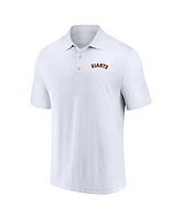 Fanatics Men's White San Francisco Giants Component Polo Shirt