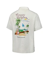 Tommy Bahama Men's White Los Angeles Dodgers Grand Slam Bay Camp Button-Up Shirt