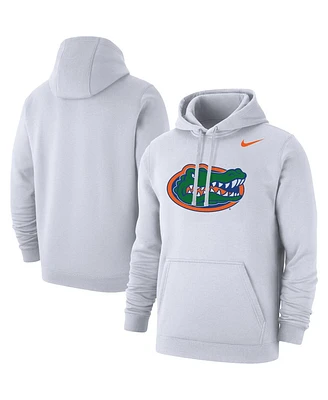 Nike Men's White Florida Gators Logo Club Pullover Hoodie