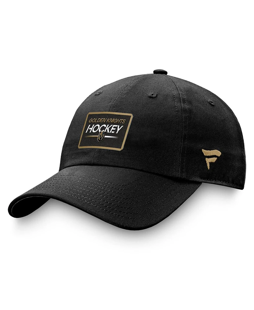 Fanatics Men's Black Vegas Golden Knights Authentic Pro Prime Adjustable Hat