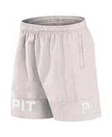 Fanatics Men's Cream Pittsburgh Pirates Elements Swim Shorts