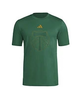 Adidas Men's Green Portland Timbers 2025 Jersey Hook Aeroready T-Shirt