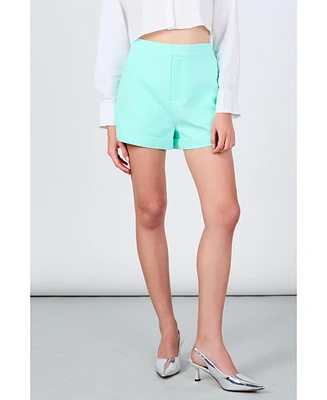 endless rose Women's Tailored Basic Shorts
