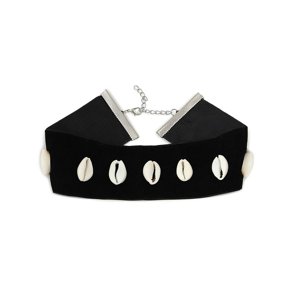 Sohi Women's Silver Plated Designer Necklace
