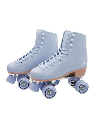 C7skates Forget Me Not Quad Roller Skates (Bleu Brume, Women's 5 / Youth 4)