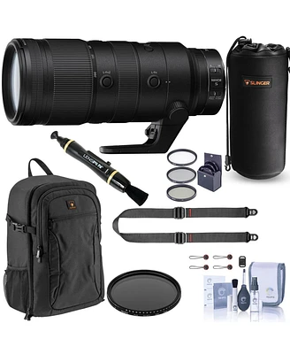 Nikon Nikkor Z 70-200mm f/2.8 Vr S Lens for Nikon Z, Bundle with Alpine 200 Backpack, SlideLITE Strap, 77mm Filter Kit, Lens Cleaner, Cleaning Kit, Le