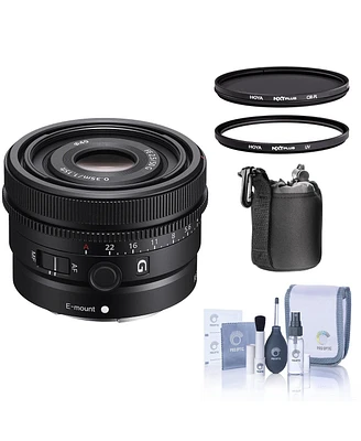 Sony Fe 50mm f/2.5 G Lens for Sony E, Bundle with Hoya 49mm Uv+Cpl Filter Kit, Cleaning Kit, Lens Case