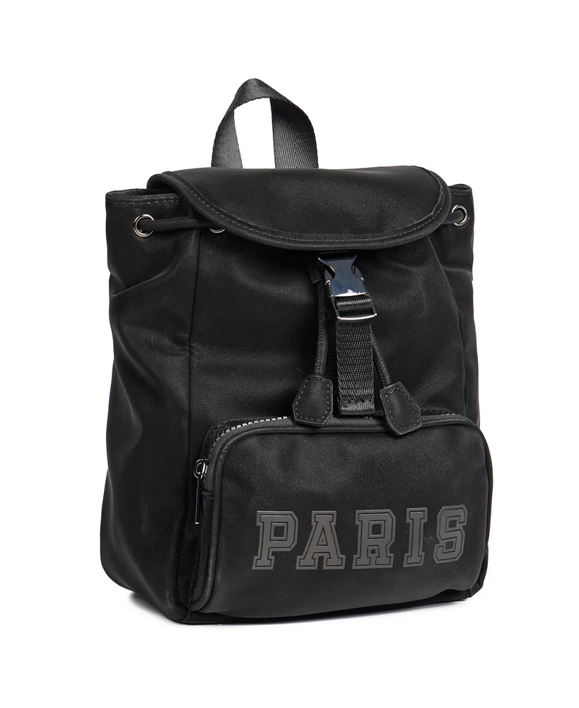 Paris Hilton Paxton Small Drawstring Rucksack Fashion Backpack
