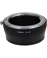 Fotodiox Lens Mount Adapter for Nikon Nikkor F Mount D/Slr Lens to Micro Four Thirds (Mft, M4/3) Mount Mirrorless Camera Body