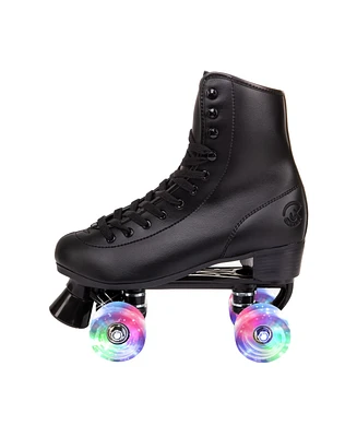 C7skates Vixen Quad Roller Skates (Black w Led