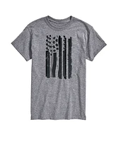 Airwaves Men's Glitch American Flag Short Sleeve T-Shirt