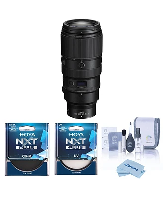 Nikon Nikkor Z 100-400mm f/4.5-5.6 Vr S Lens, Bundle with Hoya 77mm Uv and Cpl Filters