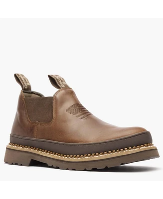 Georgia Boot Men's Patriotic Brown Romeo Shoe