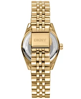 Dkny Women's Nolita Gold-Tone Stainless Steel Bracelet Watch, 32mm
