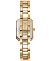 Dkny Women's Uptown Glitz Gold-Tone Stainless Steel Bracelet Watch, 36mm