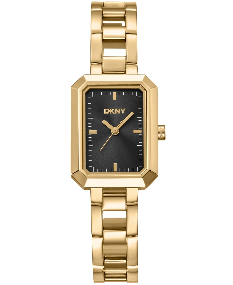 Dkny Women's Uptown Gold-Tone Stainless Steel Bracelet Watch, 36mm