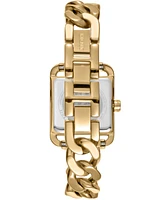 Dkny Women's City Glitz Gold-Tone Stainless Steel Bracelet Watch, 35mm