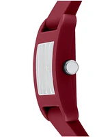 Dkny Women's City Sport Dark Red Silicone Strap Watch, 37mm