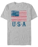 Fifth Sun Men's Usa Two Star Flag 2 Short Sleeve T-Shirt