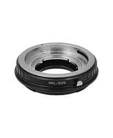 Fotodiox Mount Adapter for Dkl Lens to Canon Eos Ef-Mount Camera, No Focus Confirmation Chip