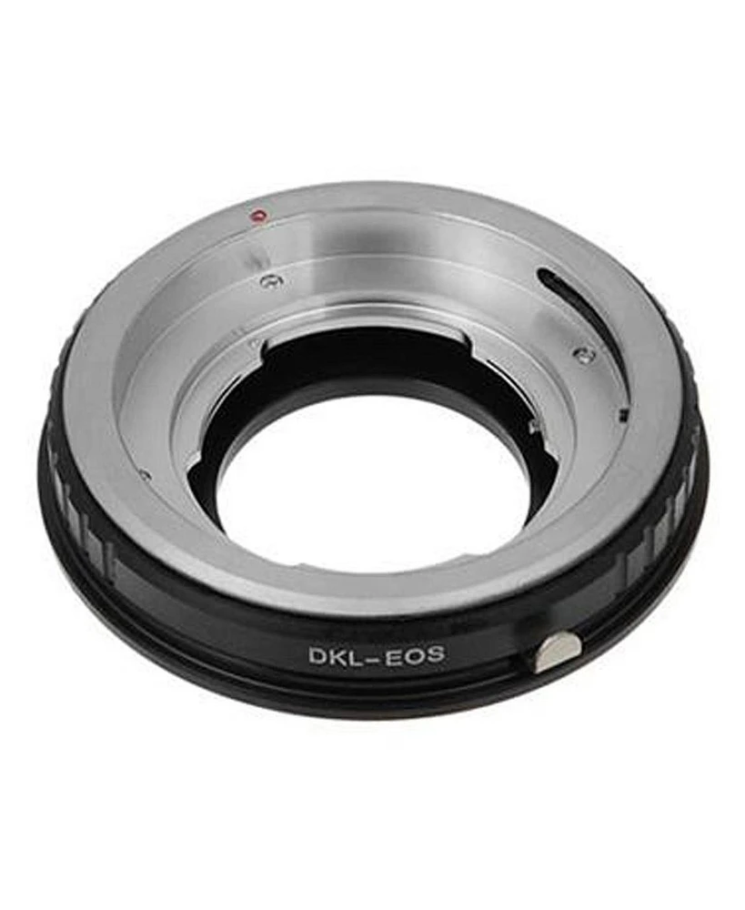Fotodiox Mount Adapter for Dkl Lens to Canon Eos Ef-Mount Camera, No Focus Confirmation Chip