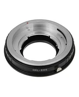 Fotodiox Mount Adapter for Dkl Lens to Canon Eos Ef-Mount Camera, No Focus Confirmation Chip