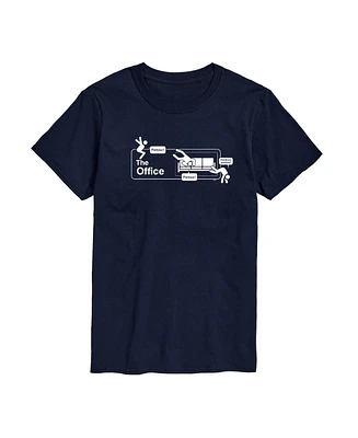 Airwaves Men's The Office Logo Short Sleeve T-Shirt