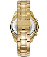 Dkny Men's Central Park Chronograph Gold-Tone Stainless Steel Bracelet Watch, 42mm