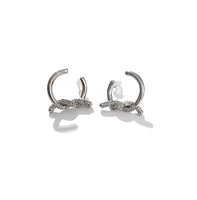 Sohi Women's Knot Stud Earrings