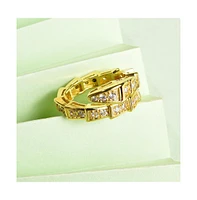 Sohi Women's Snakehead Band Ring
