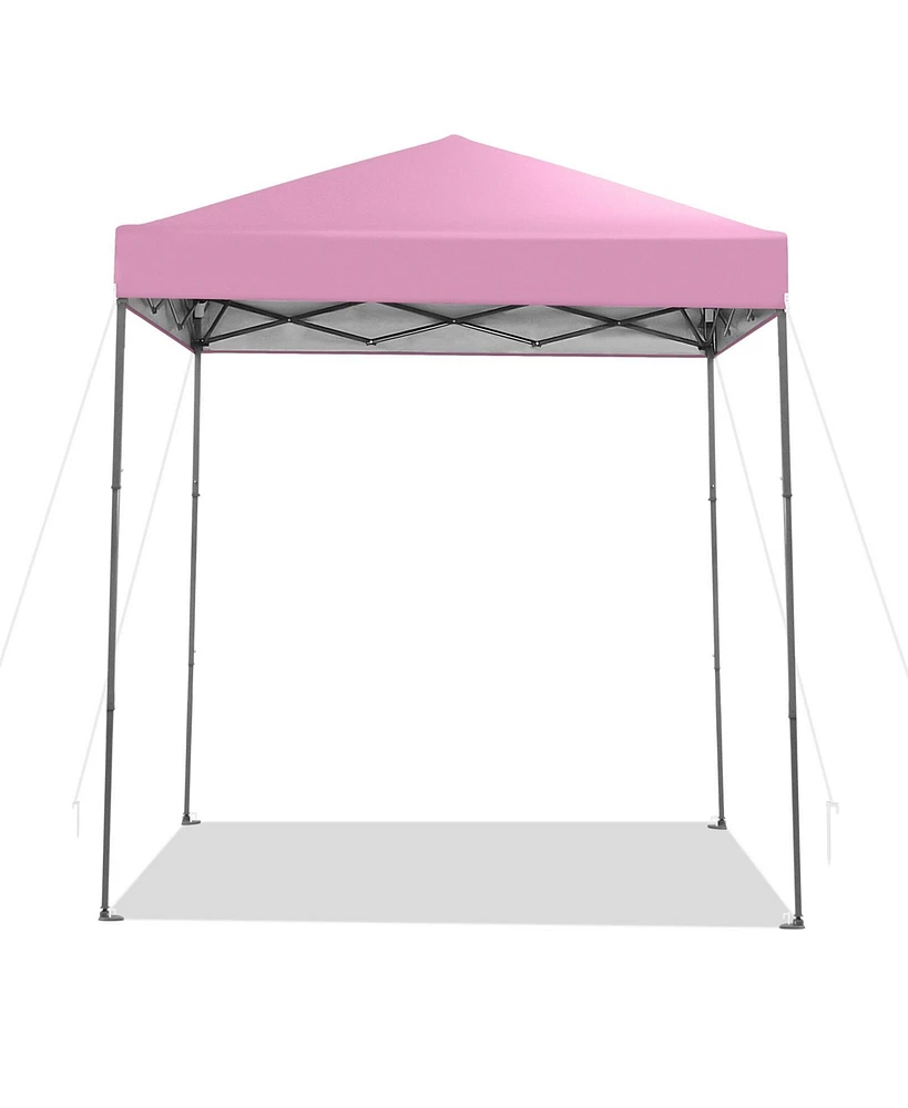 Outdoor Pop-Up Canopy Tent with Upf 50+ Sun Protection for Patio or Events