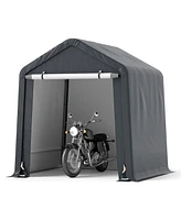Portable Outdoor Shelter for Motorcycle Storage and Protection
