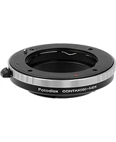 Fotodiox Lens Mount Adapter for Contax G Rangefinder Lens to Sony Alpha E-Mount Mirrorless Camera Body with Built-in Focus Control Dial