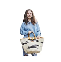 Balance Peace Handmade Sisal Straw Basket Tote Bag