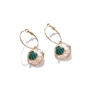 Sohi Women's Under-The-Sea Hoop Earrings