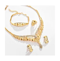 Sohi Women's Gold Plated Designer Stone Jewellery Set