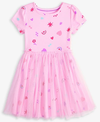 Epic Threads Toddler Girls Doodle Tulle Dress, Exclusively at Macy's