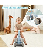 Costway Baby Balance Bikes w/4 Wheels for 12-36 Months Mini Bike