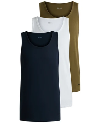 Hugo Boss Men's Classic Tank Tops, 3-Pack