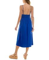 Beauty & Grace/K&K Clothing Llc Women's V-Neck Sleeveless Midi Dress